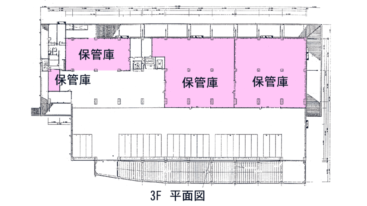 京都南物流センター 3F 平面図