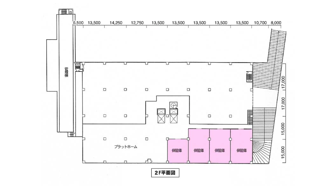 名古屋東物流センター 2F 平面図